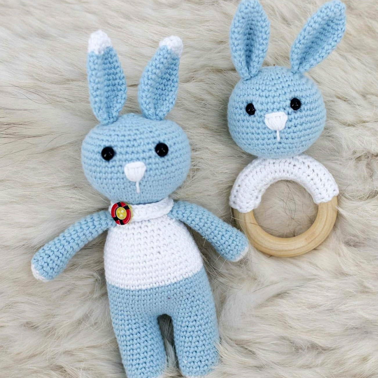 Light Blue Bunny Gift Set