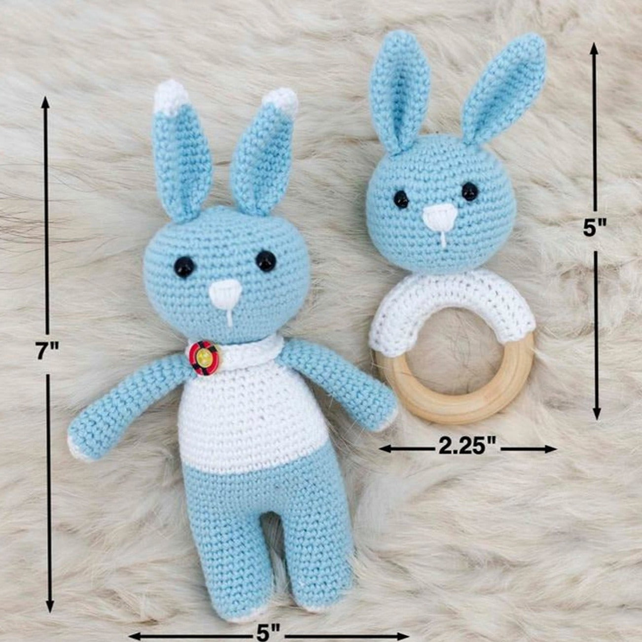 Light Blue Bunny Gift Set