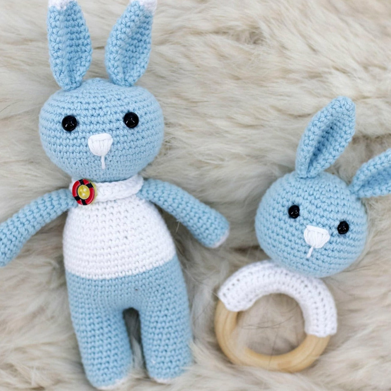 Light Blue Bunny Gift Set