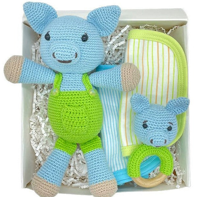 Light Blue Pig Set