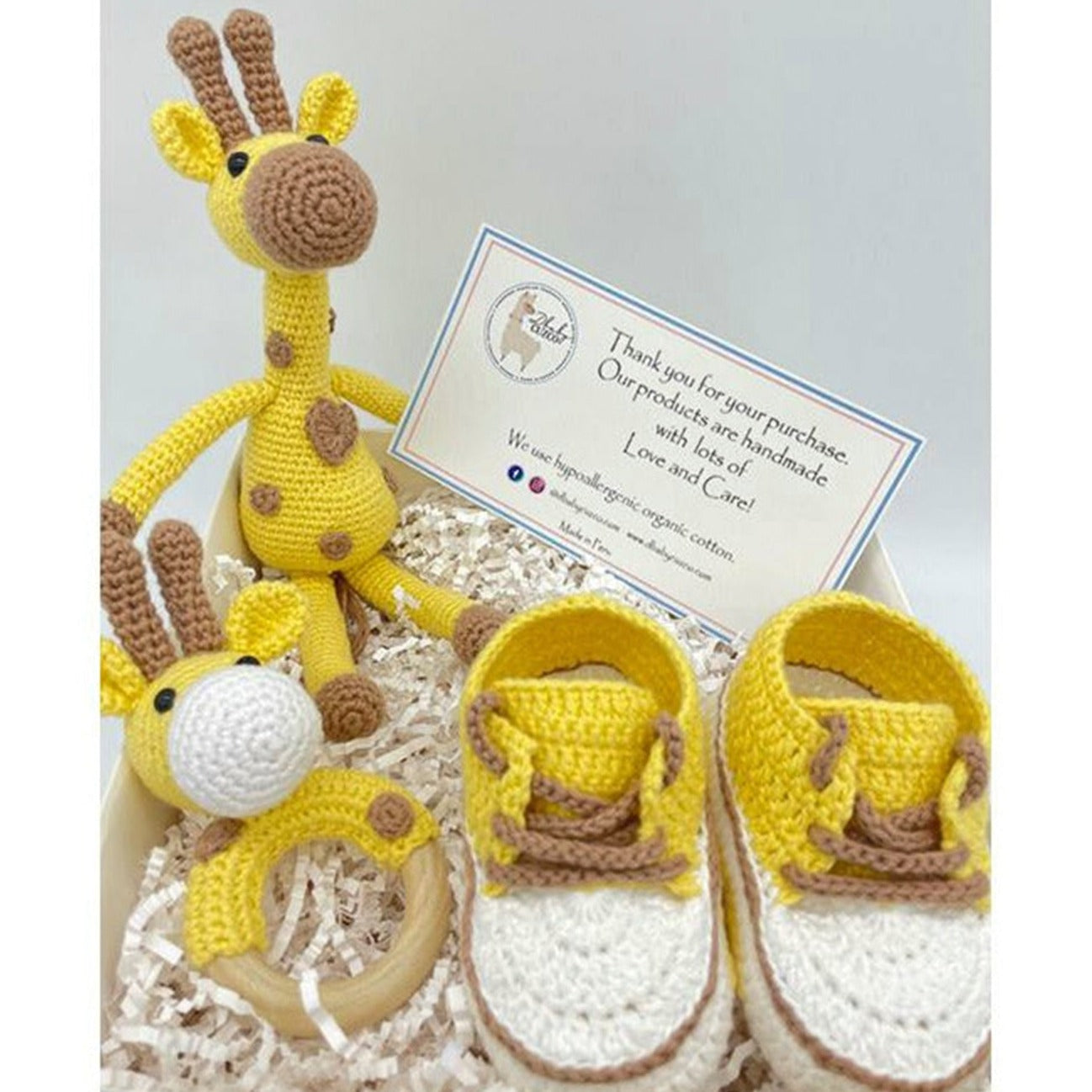 Yellow Giraffe Gift Set