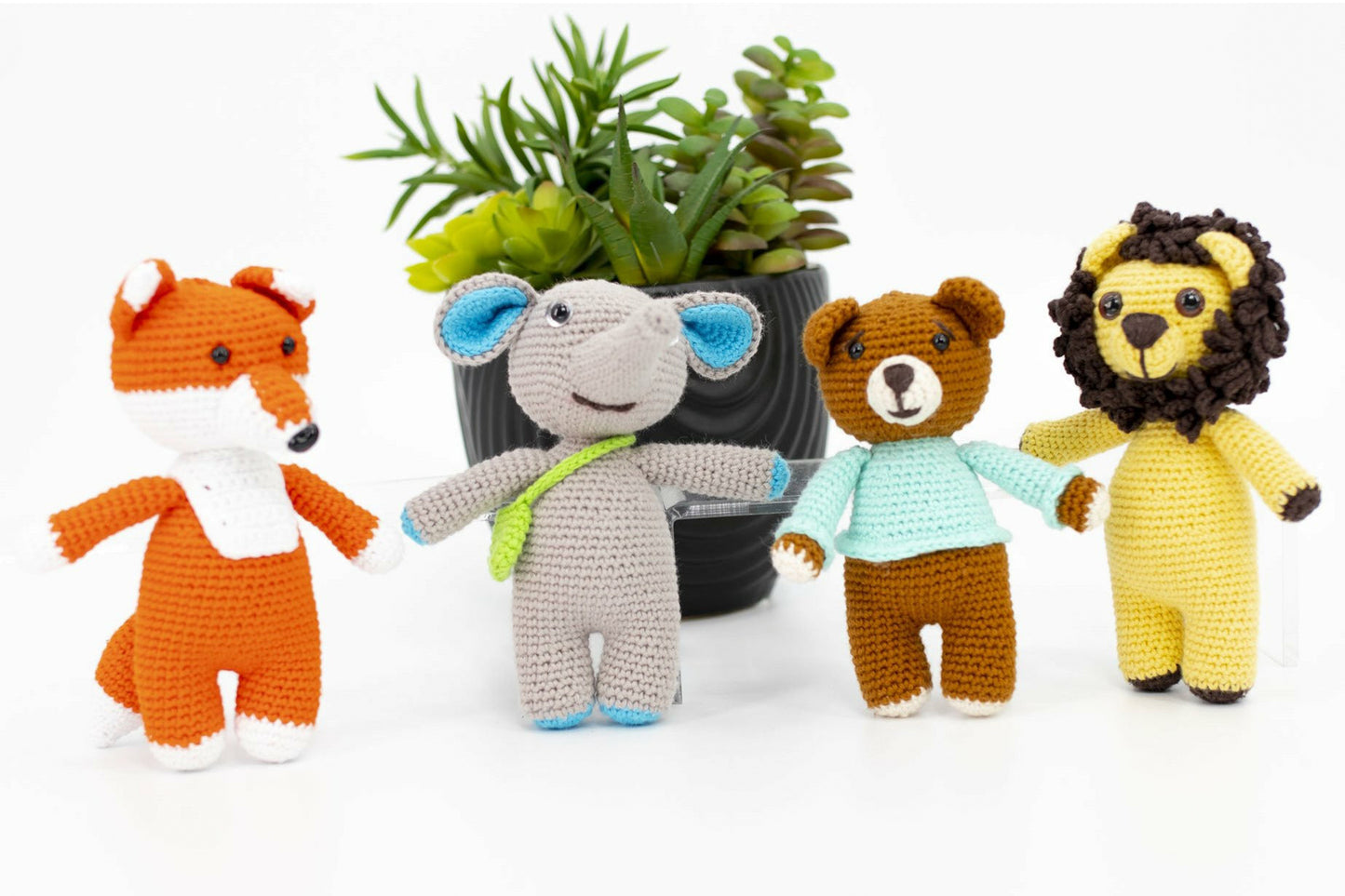 Brown Crochet Bear Toy
