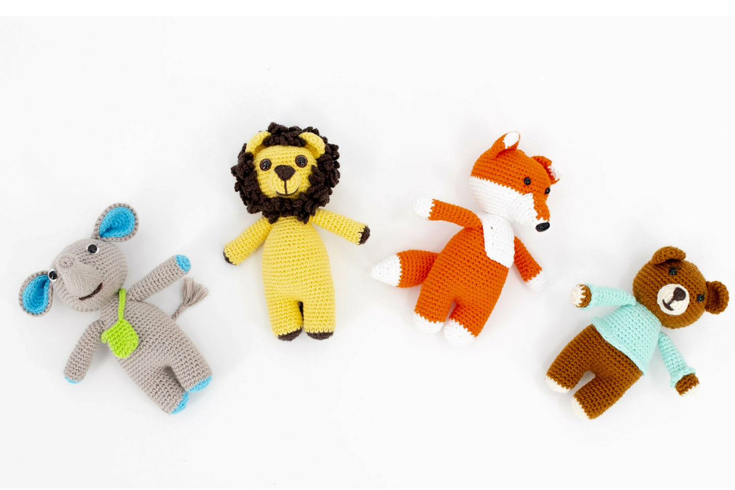 Yellow Crochet Lion Toy