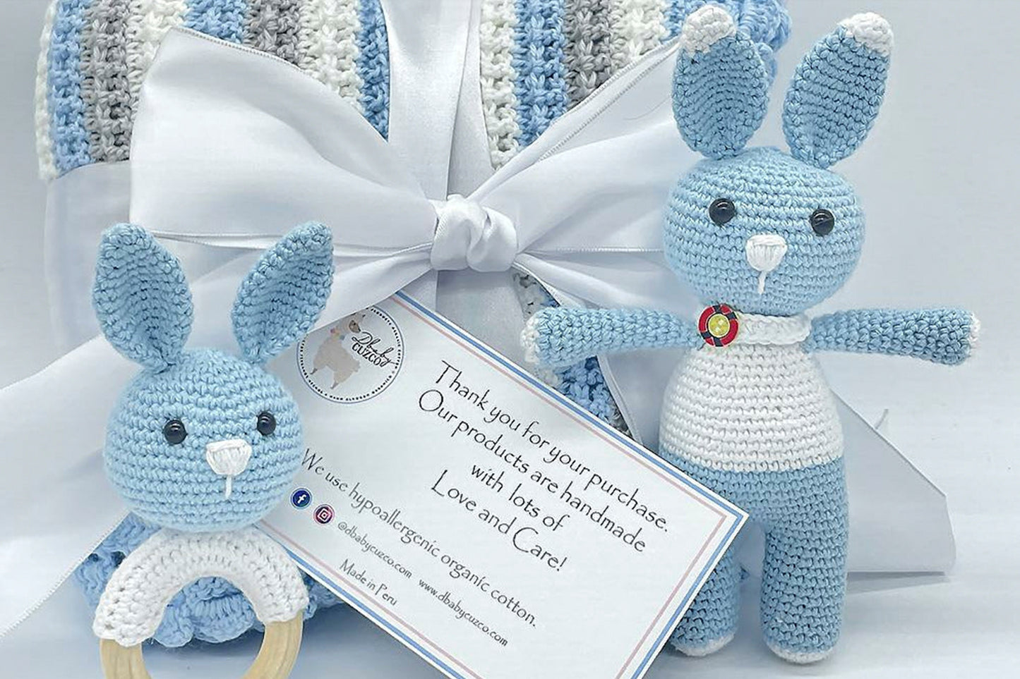 Bunny Blanket Set