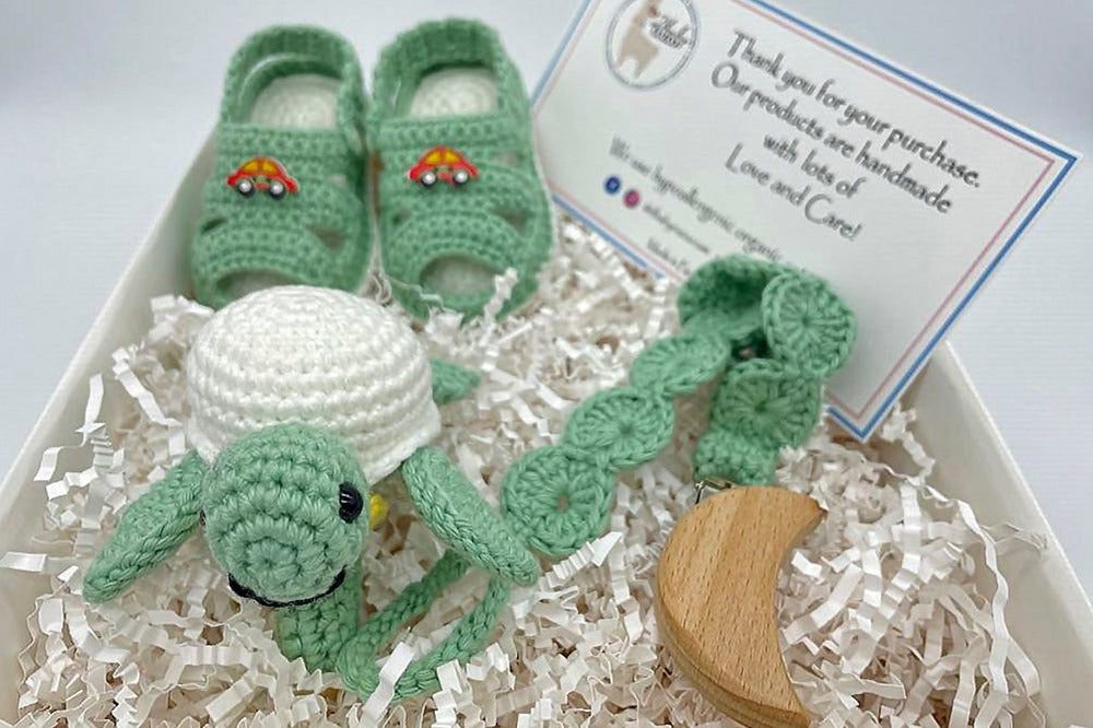 Green Turtle Gift Set