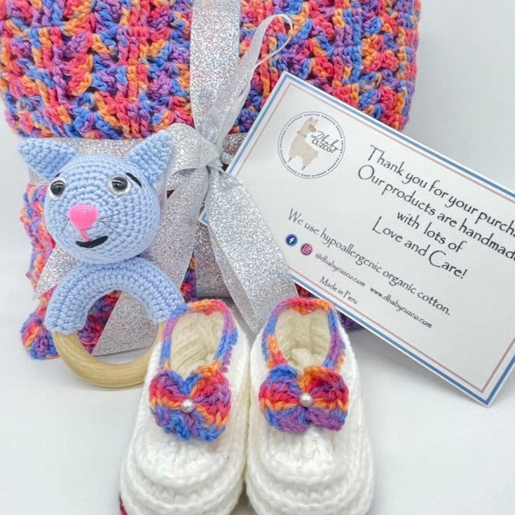 Baby Girl Blanket Set