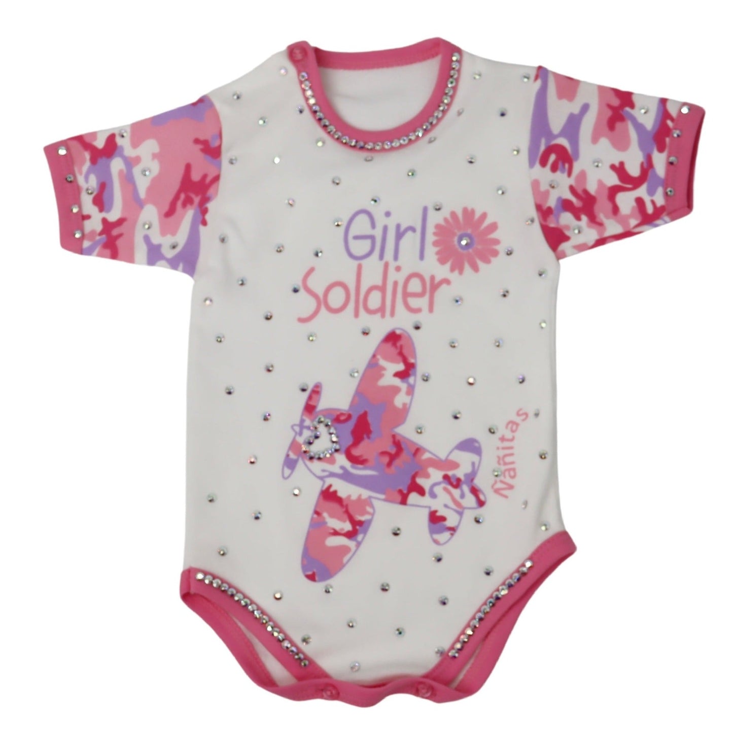 Pink Crystal Onesie