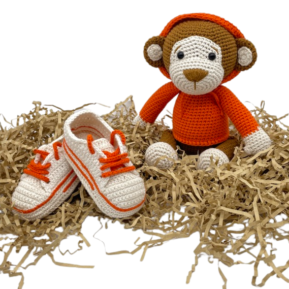Orange Monkey Gift Set
