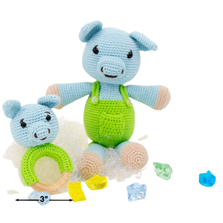 Light Blue Pig Set