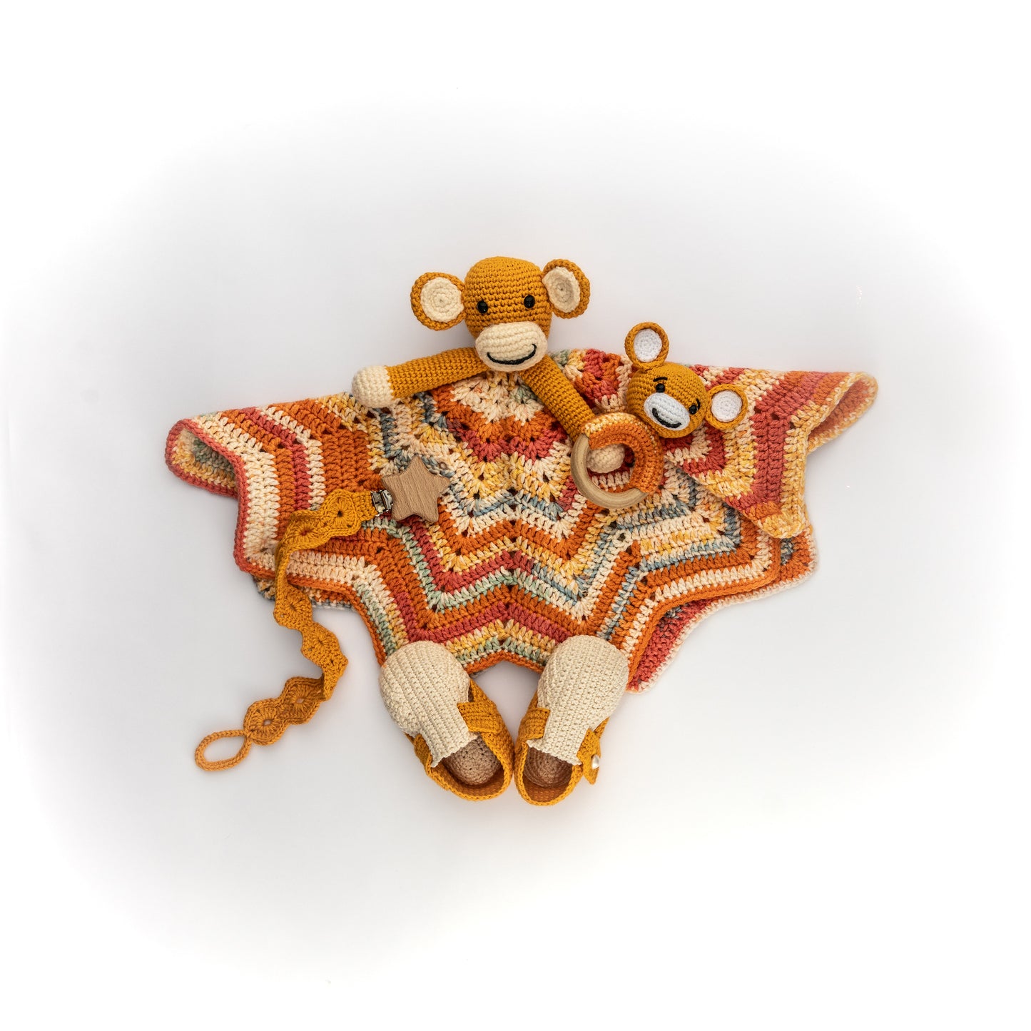 Orange Monkey Gift Set