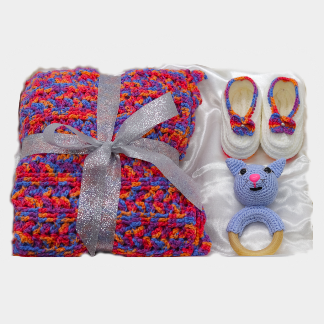 Baby Girl Blanket Set