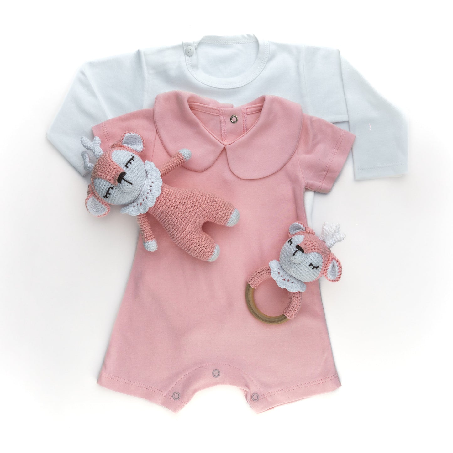 Toy Pink Deer Set