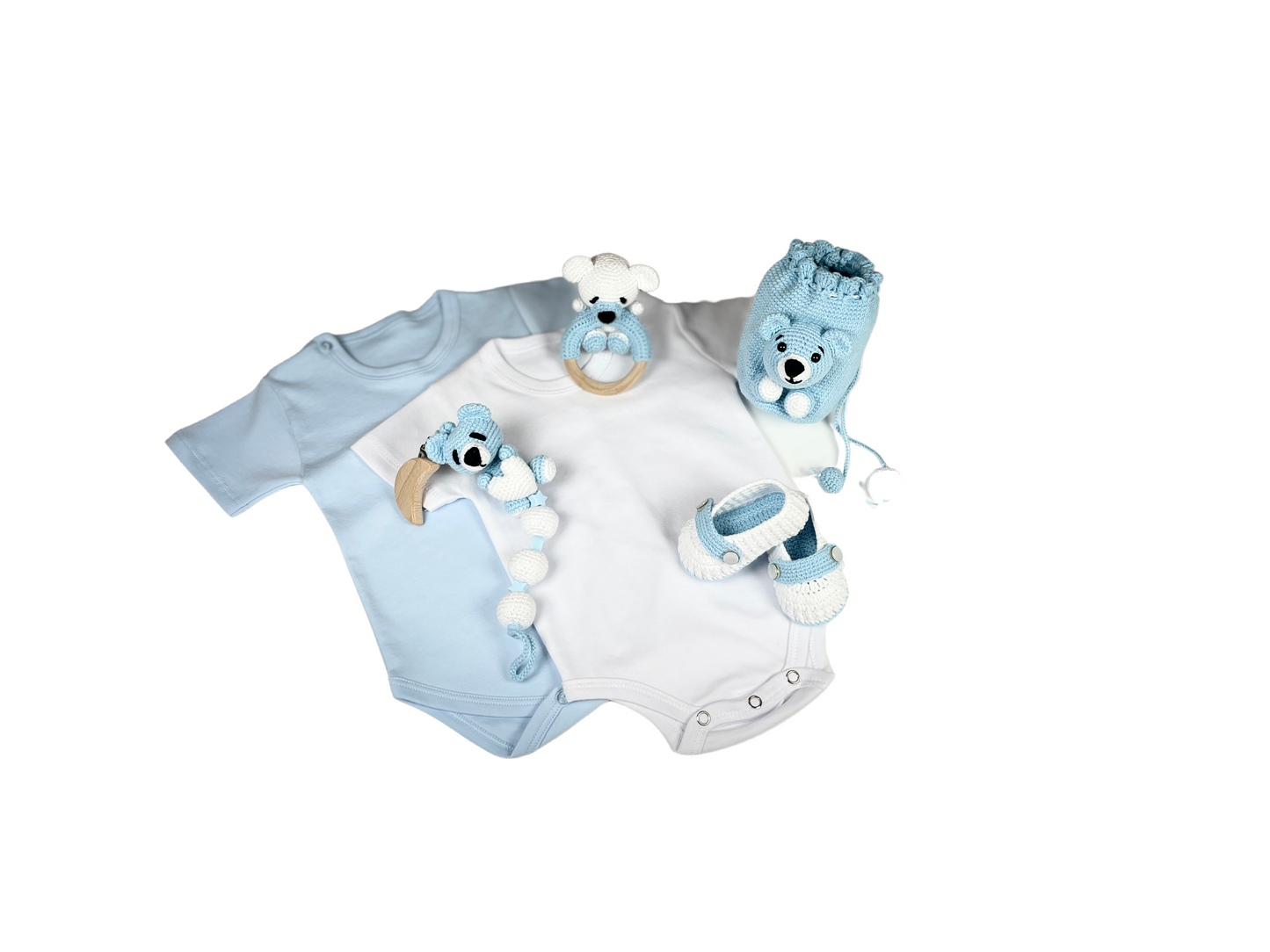Teddy Bear Bottle Set