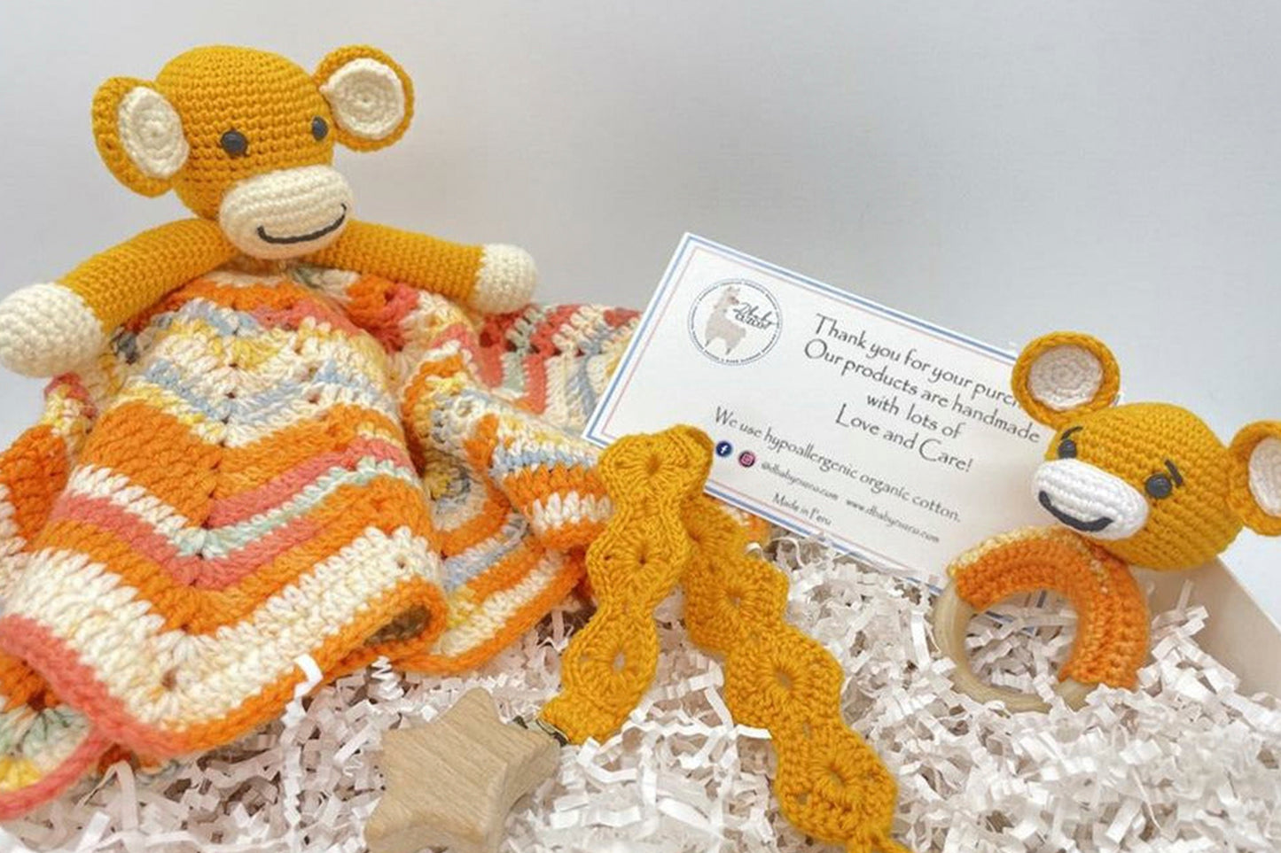 Orange Monkey Gift Set