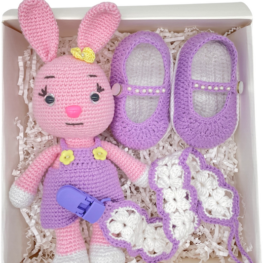 Purple/Pink Bunny Gift Set