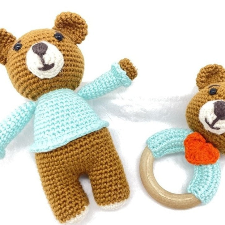 Brown Teddy Bear Gift Set