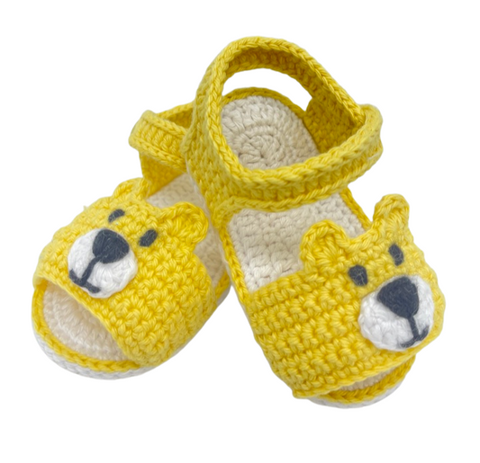 Yellow Bear Sandals 0-3M