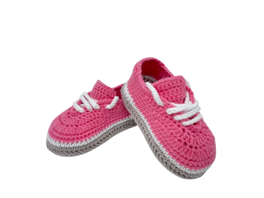 Baby Pink Sneakers 0-3M