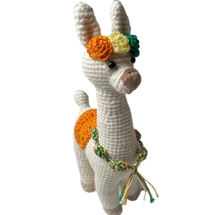 Dbaby Cuzco Our favorite "Dana" Llama toy has been handmade with lots of love and care!
