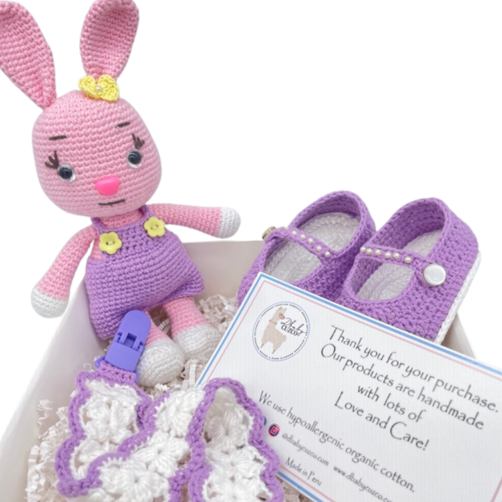 Purple/Pink Bunny Gift Set