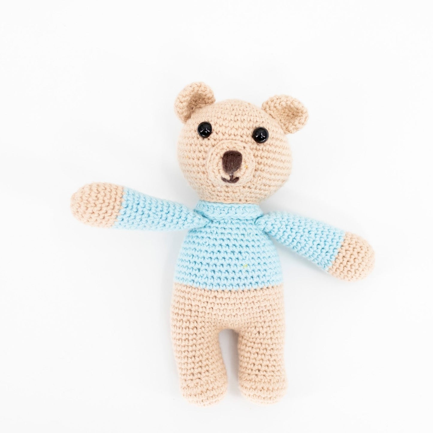 Light Blue Bear Crochet Gift Set