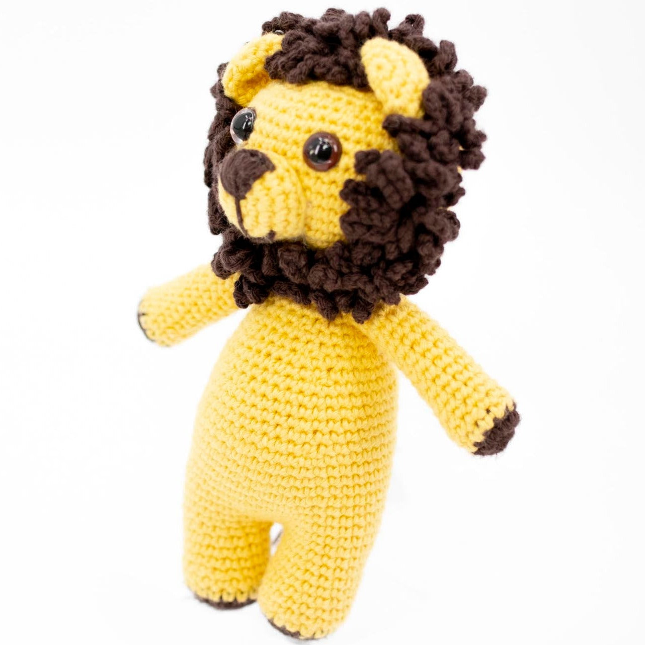 Yellow Crochet Lion Toy