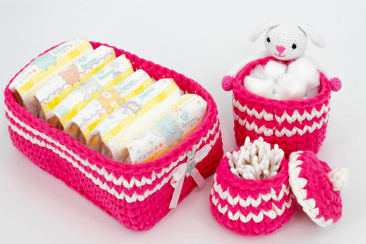 Pink Basket Gift Set
